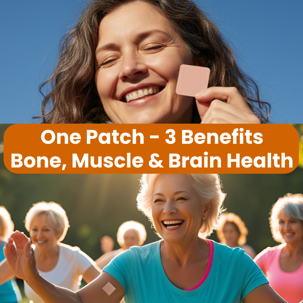 Calcium, Magnesium & Vitamin D3 Patches for Bone Health