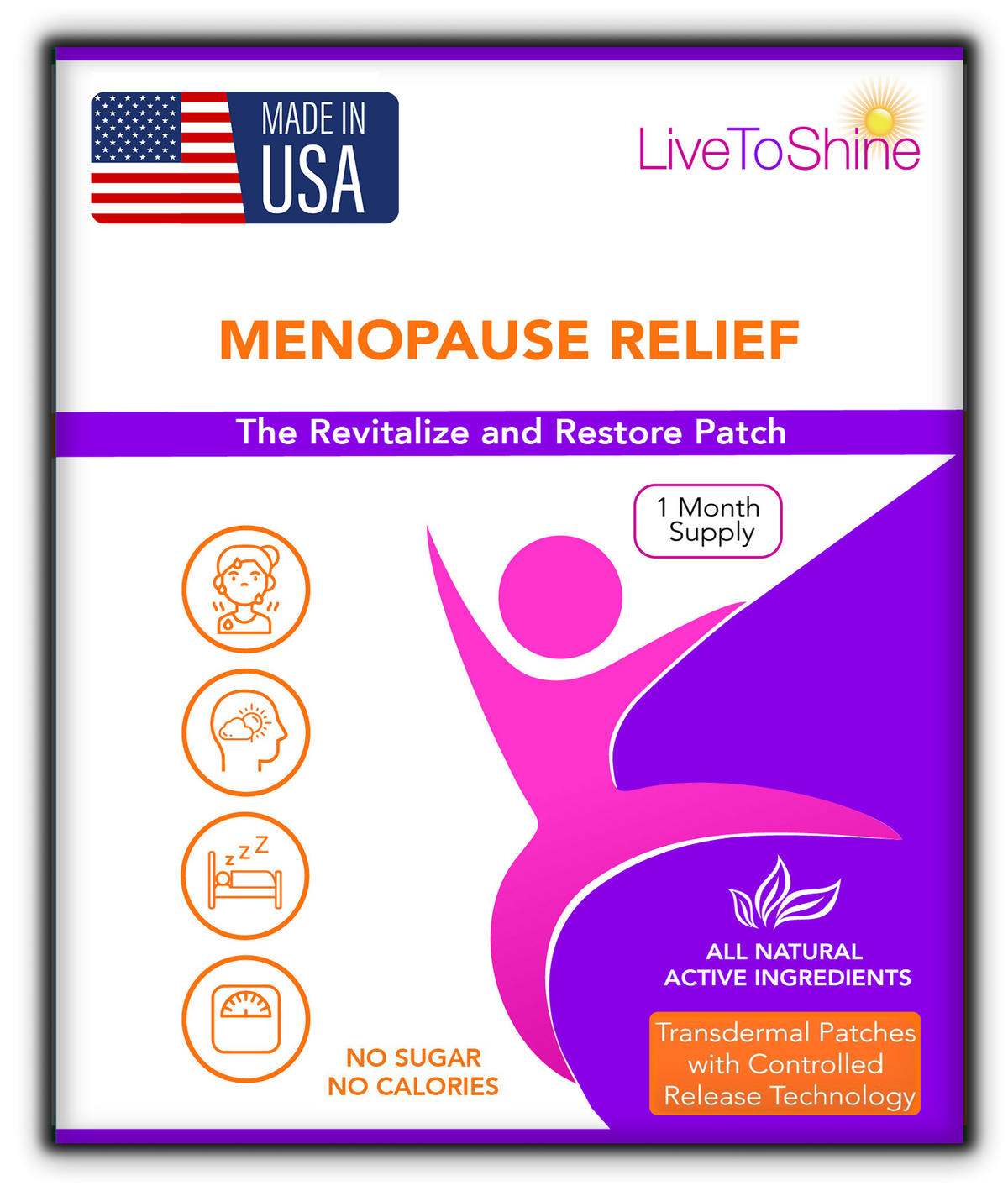 Menopause Support Patch with Black Cohosh & Ashwagandha