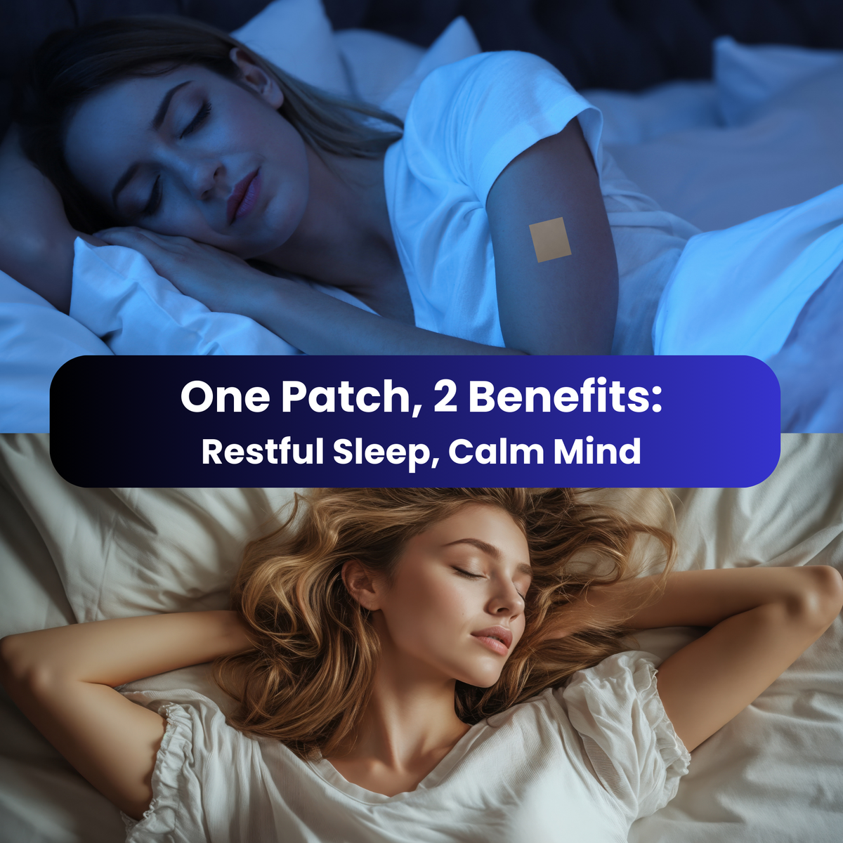 Melatonin & GABA Sleep Patches – 5mg Melatonin + 4mg GABA